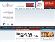 Tablet Screenshot of plannedlegacy.com