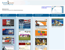 Tablet Screenshot of demo.plannedlegacy.com